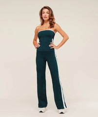 Piping Wide Leg Pant