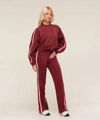Piping Wide Leg Pant