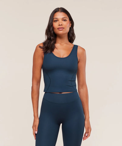 Ribbed Midi Tank With Shelf