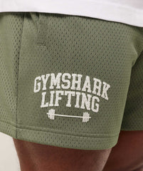Gymshark Lifting Barbell Mesh 5 Short
