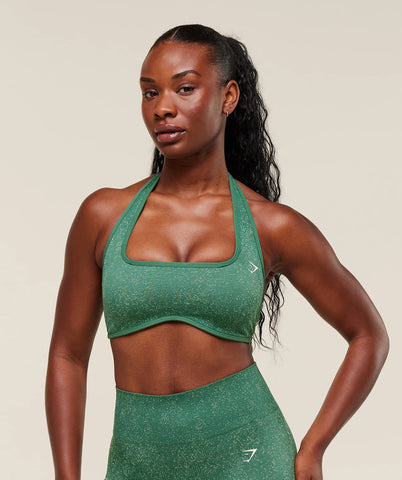 Adapt Fleck x Whitney Halterneck Sports Bra