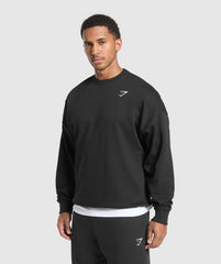 Oversized Crest Crew