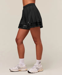 Mesh Pleated Shorts
