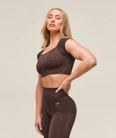Adapt Animal X Whitney Seamless Crop Top