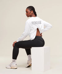 Trace Graphic Long Sleeve Top