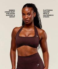 Adapt Fleck x Whitney Halterneck Sports Bra