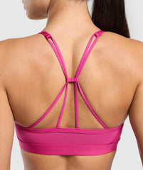Ruched Strappy Sports Bra