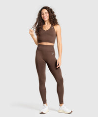 Vital Halter Neck Tank With Shelf