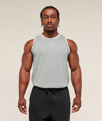 Graphic Basketball Mesh Tank