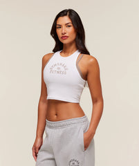 Fitness Embroidered Graphic Tank