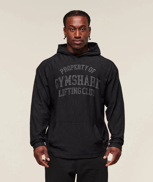 Lightweight Slub Textured Hoodie