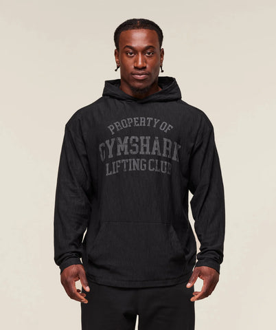 Lightweight Slub Textured Hoodie