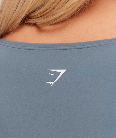 Twist Front Long Sleeve Crop Top