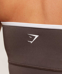 Piping Bandeau With Shelf