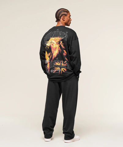 Lion Graphic Long Sleeve T-Shirt