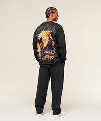 Lion Graphic Long Sleeve T-Shirt