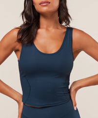 Ribbed Midi Tank With Shelf