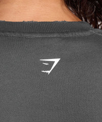 Gains Washed Loopback Crew Neck