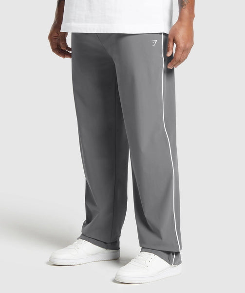 Contrast Straight Leg Pant