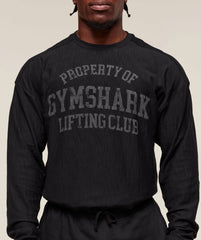 Lightweight Slub Textured Lifting Authenticator OS LS T-shirt