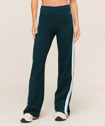 Piping Wide Leg Pant