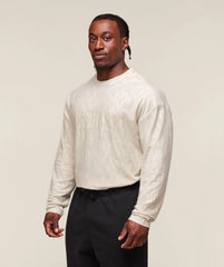 Lightweight Slub Textured Lifting Authenticator OS LS T-shirt