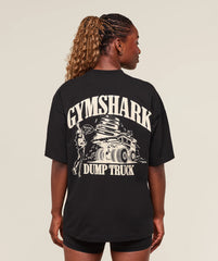 Dump Truck Graphic Oversized T-Shirt