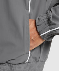 Contrast Track Top