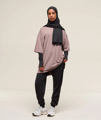 Covered Longline Cotton T-Shirt
