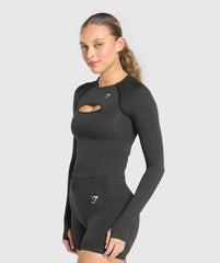 Vital Long Sleeve Cut Out Top