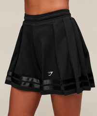 Mesh Pleated Shorts