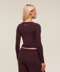Waffle Long Sleeve Top