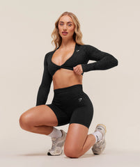 Adapt Animal Long Sleeve Crop Top