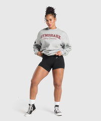 Lifting Essentials Graphic Brushed Oversized Sweatshirt