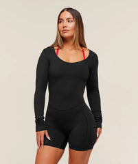 Lifting Dipped Waistband All-In-One