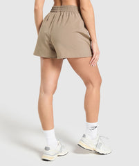 Pintuck Shorts