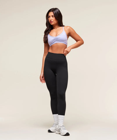 Ruched Strappy Sports Bra