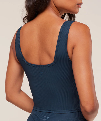 Ribbed Midi Tank With Shelf