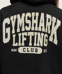 Lifting Club Graphic Oversized Hoodie