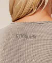 Waffle Long Sleeve Top