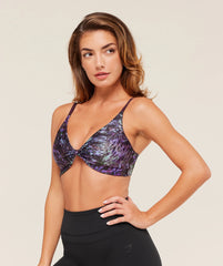 Printed Twist Front Bralette