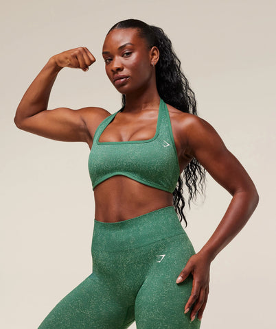 Adapt Fleck x Whitney Halterneck Sports Bra