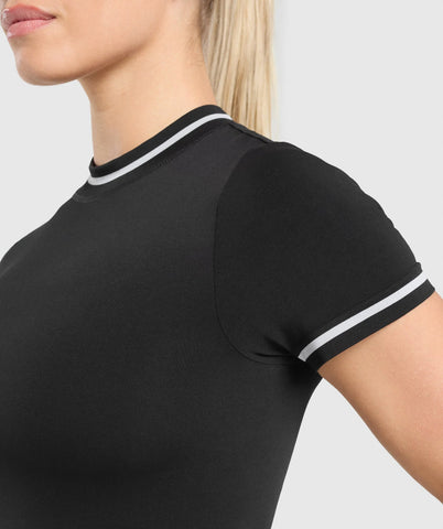 Contrast Seamless Midi Tee