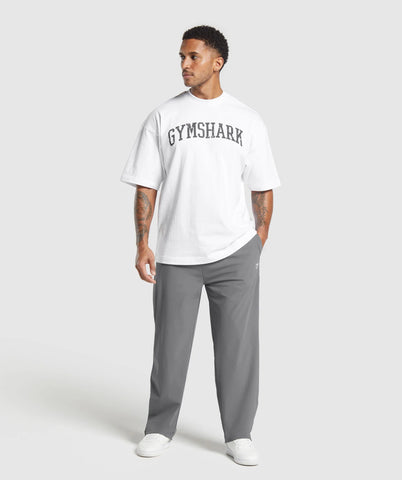 Contrast Straight Leg Pant