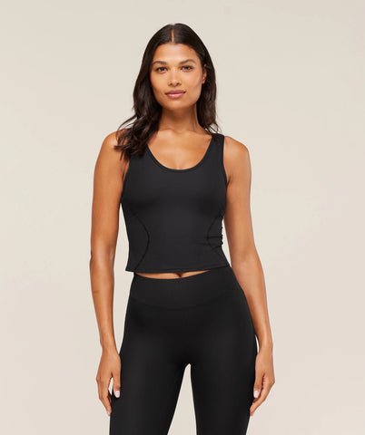 Ribbed Midi Tank With Shelf