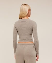 Waffle Long Sleeve Top