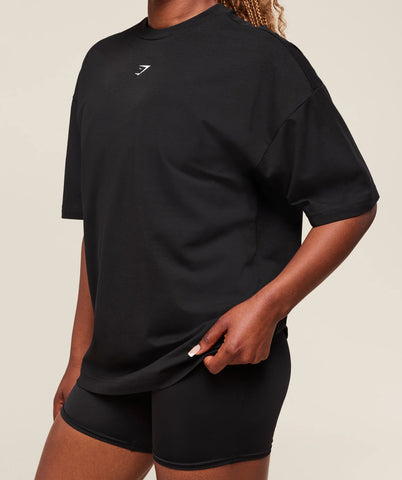 Dump Truck Graphic Oversized T-Shirt