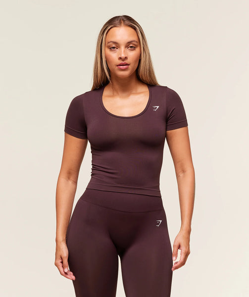 Everyday Seamless Tight Fit Crew Neck Tee