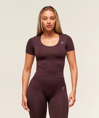 Everyday Seamless Tight Fit Crew Neck Tee