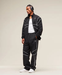 Retro Crinkle Track Jacket
